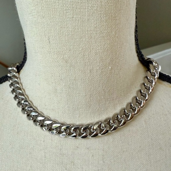 GLD Signature Cuban in White Gold- 12mm Chain Necklace 16 inches long Christmas - Picture 4 of 11